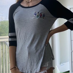 Long Sleeve embroidered “Stranger things” top